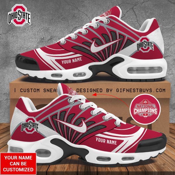 Personalized Ohio State Buckeyes Football Air Max Shoes - TANTN 10693