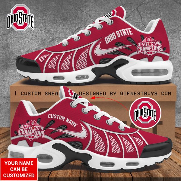 Personalized Ohio State Buckeyes Football Air Max Shoes - TANTN 10694