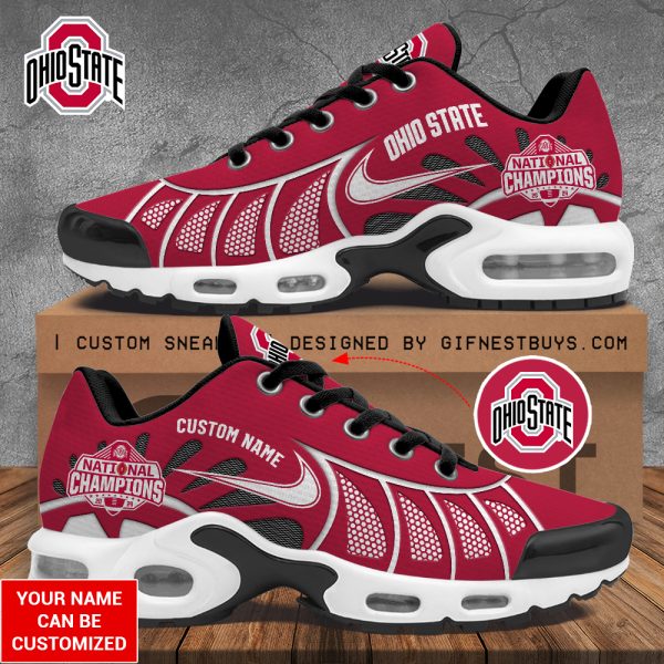 Personalized Ohio State Buckeyes Football Air Max Shoes - TANTN 10694