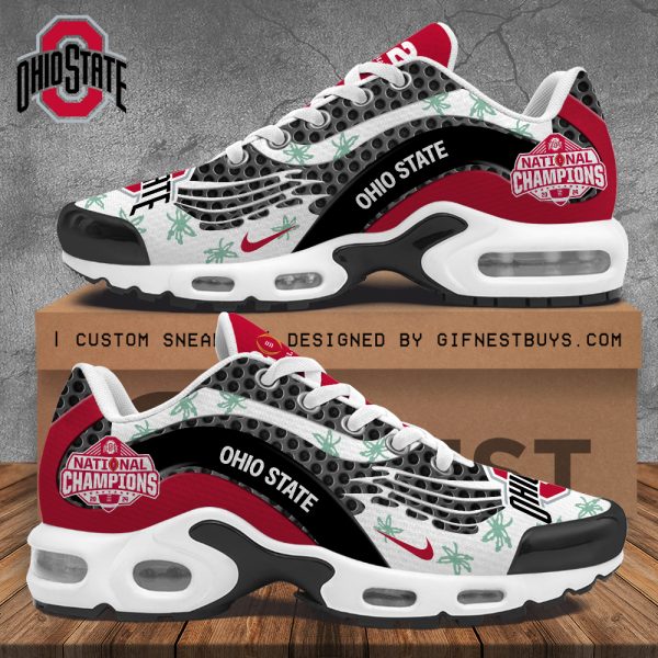 Ohio State Buckeyes Football Air Max Shoes - TANTN 10725