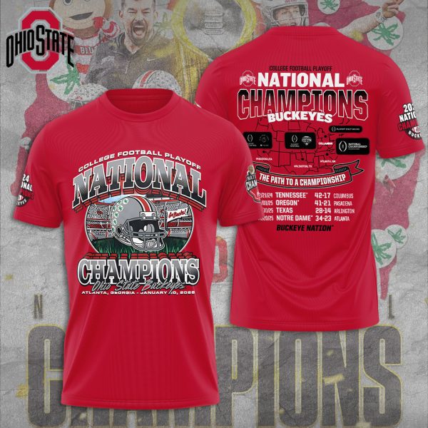 Ohio State Buckeyes Football 3D Apparel - TANTN 10742