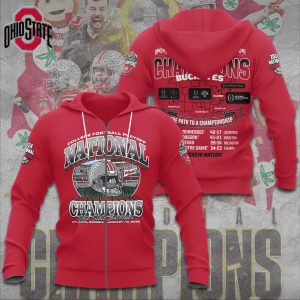 Ohio State Buckeyes Football 3D Apparel - TANTN 10742