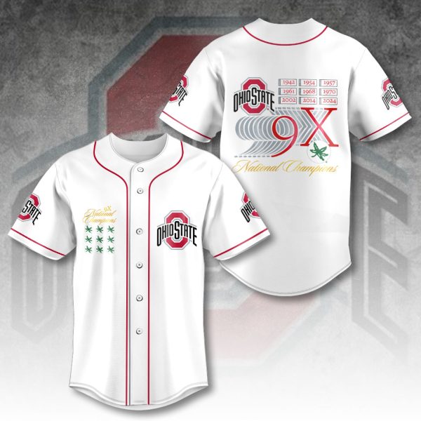 Ohio State Buckeyes Football Baseball Jersey - HOATT 8263