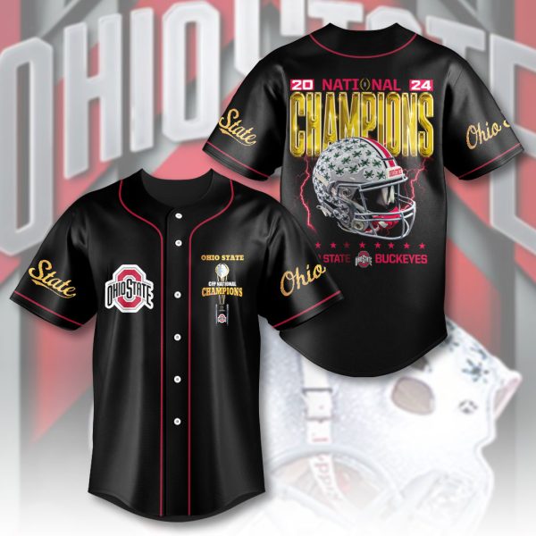 Ohio State Buckeyes Football Baseball Jersey - HOATT 8444