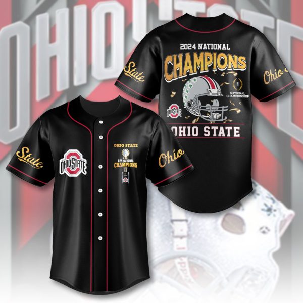 Ohio State Buckeyes Football Baseball Jersey - HOATT 8691