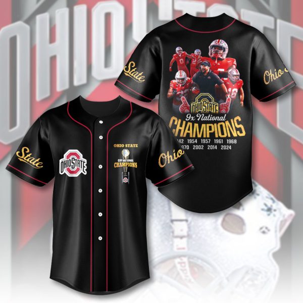 Ohio State Buckeyes Football Baseball Jersey - HOATT 8692