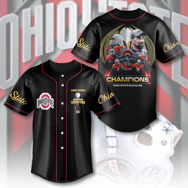 Ohio State Buckeyes Football Baseball Jersey - HOATT 8697