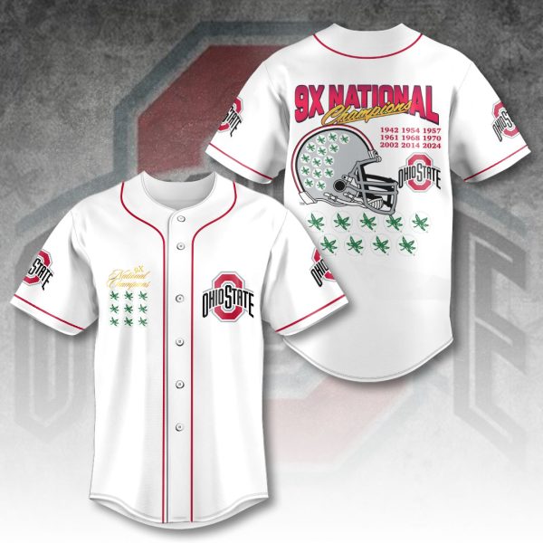 Ohio State Buckeyes Football Baseball Jersey - HOATT 8700