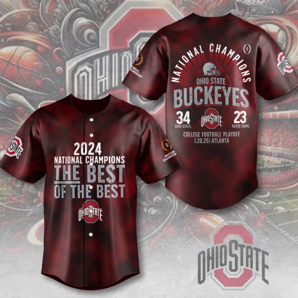 Ohio State Buckeyes Football Baseball Jersey - MAITM 9787