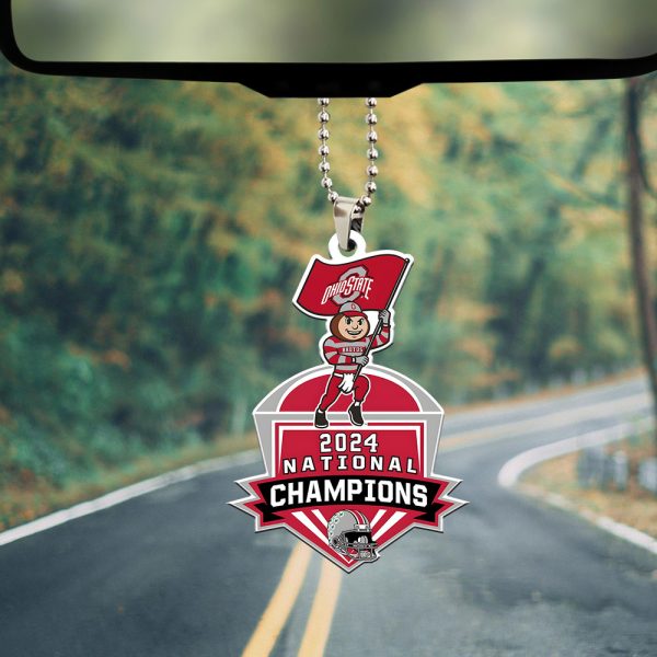 Ohio State Buckeyes Football Custom Shape 1-sided Acrylic Car Ornament - MAITM 9970