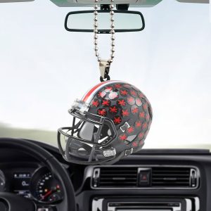 Ohio State Buckeyes Football Custom Shape 2-sided Acrylic Car Ornament - TANTN 10975