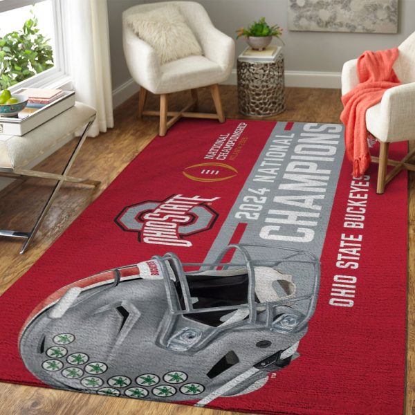 Ohio State Buckeyes Football Rectangular Rug - MAITM 9968