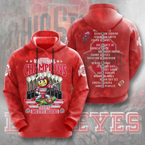 Ohio State Buckeyes Football 3D Apparel - GNE 2696