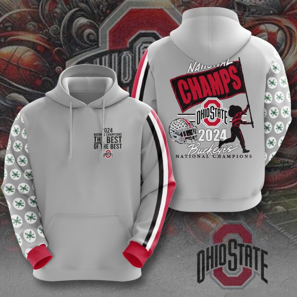 Ohio State Buckeyes Football 3D Apparel - GNE NEW37