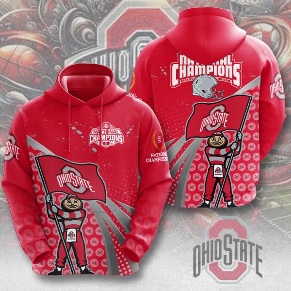 Ohio State Buckeyes Football 3D Apparel - GNE NEW38