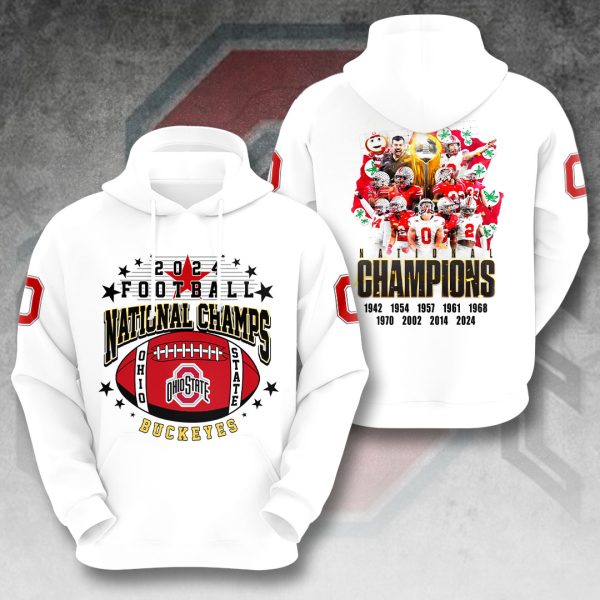 Ohio State Buckeyes Football 3D Apparel - HOATT 8192