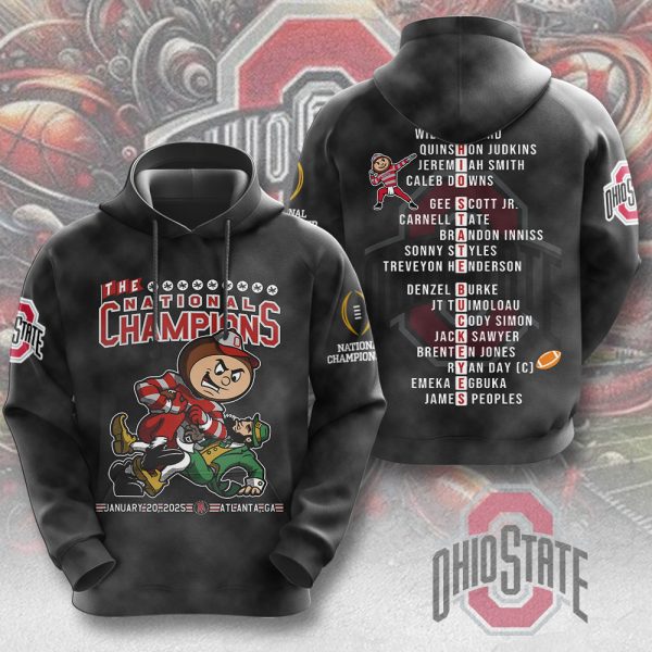 Ohio State Buckeyes Football 3D Apparel - MAITM 9785