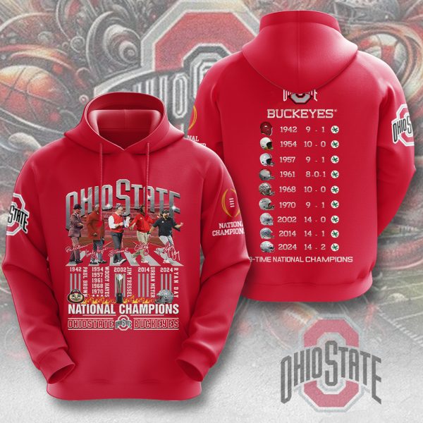 Ohio State Buckeyes Football 3D Apparel - MAITM 9812