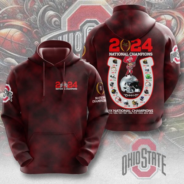 Ohio State Buckeyes Football 3D Apparel - MAITM 9880