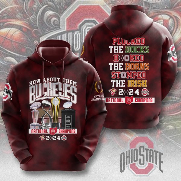 Ohio State Buckeyes Football 3D Apparel - MAITM 9954