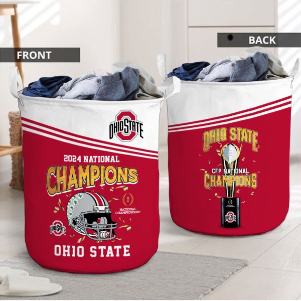 Ohio State Buckeyes Football Laundry Basket – HOATT 8694