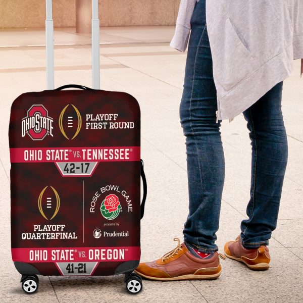 Ohio State Buckeyes Football Luggage Cover - MAITM 9908