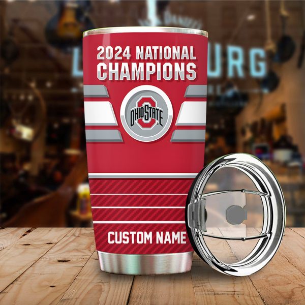 Personalized Ohio State Buckeyes Football Tumbler Cup - MAITM 9967