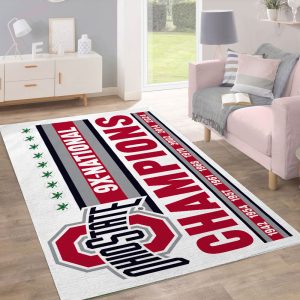 Ohio State Buckeyes Football Rectangular Rug - MAITM 9793