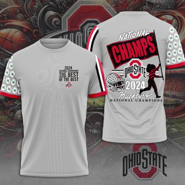 Ohio State Buckeyes Football 3D Apparel - GNE NEW37