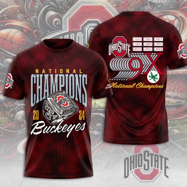 Ohio State Buckeyes Football 3D Apparel - MAITM 9772