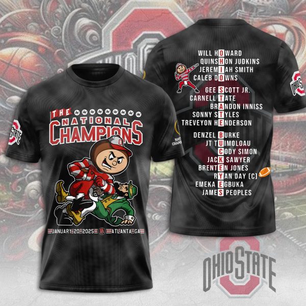 Ohio State Buckeyes Football 3D Apparel - MAITM 9785