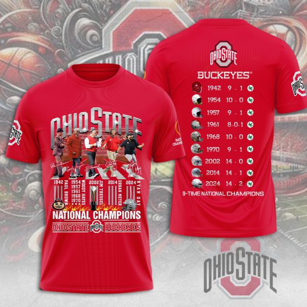 Ohio State Buckeyes Football 3D Apparel - MAITM 9812