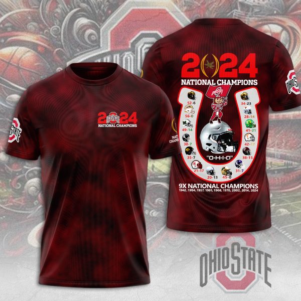 Ohio State Buckeyes Football 3D Apparel - MAITM 9880