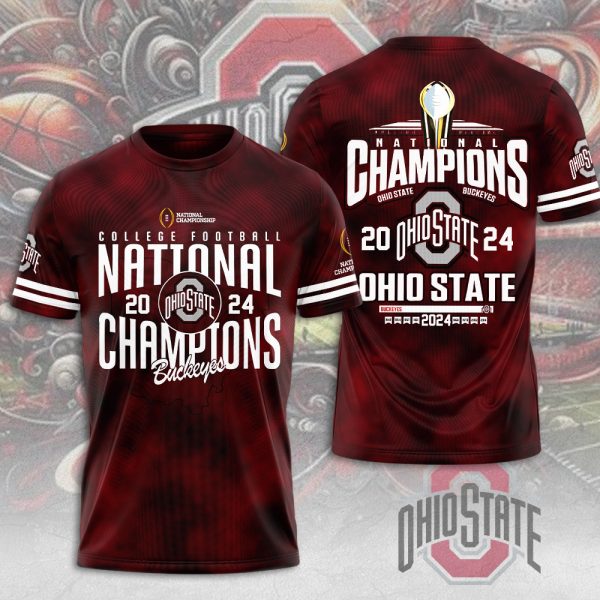 Ohio State Buckeyes Football 3D Apparel - MAITM 9923