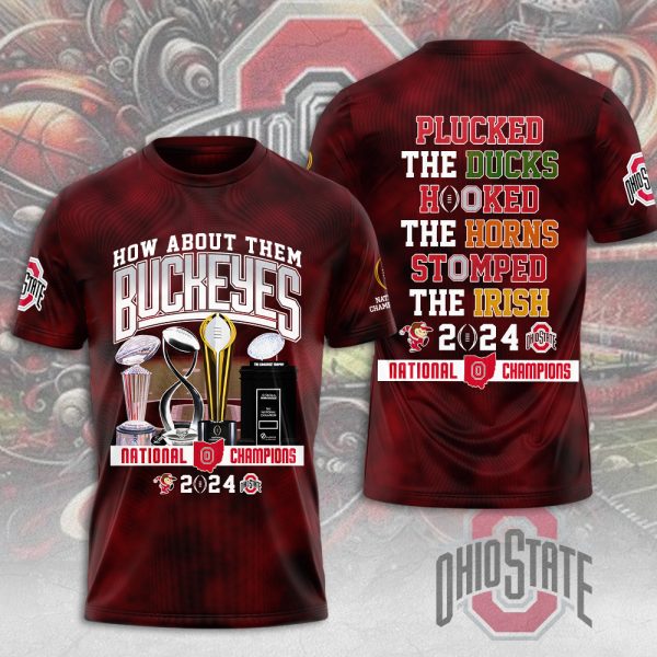 Ohio State Buckeyes Football 3D Apparel - MAITM 9954