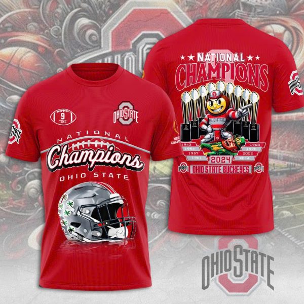 Ohio State Buckeyes Football 3D Apparel – GNE NEW53