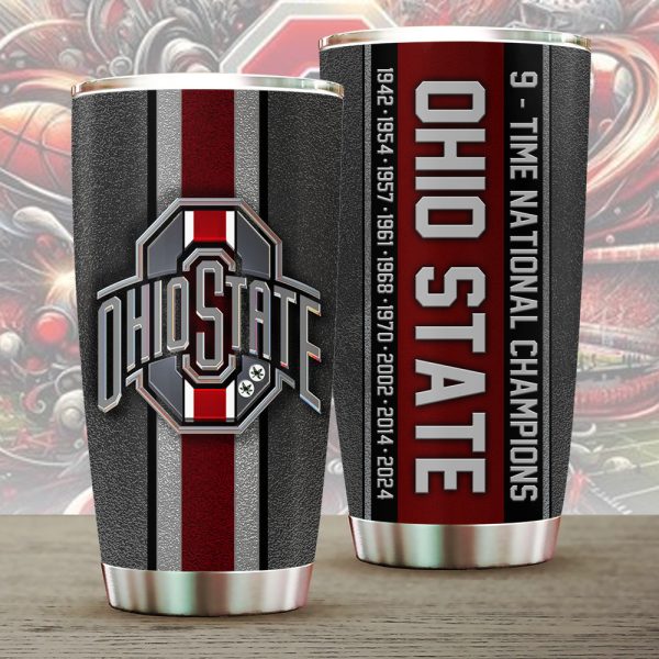 Ohio State Buckeyes Football Tumbler Cup - GNE NEW42