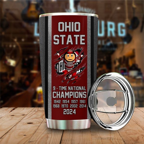 Ohio State Buckeyes Football Tumbler Cup - GNE NEW52