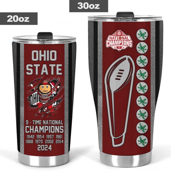 Ohio State Buckeyes Football Tumbler Cup - GNE NEW52