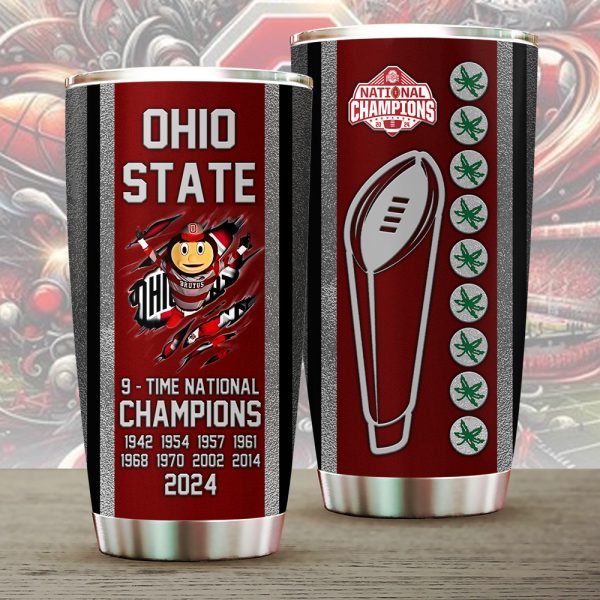 Ohio State Buckeyes Football Tumbler Cup - GNE NEW52