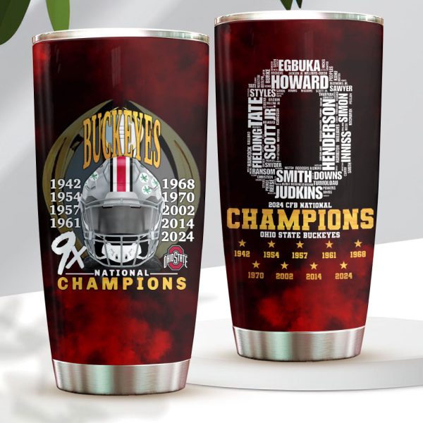 Ohio State Buckeyes Football Tumbler Cup - HOATT 8215