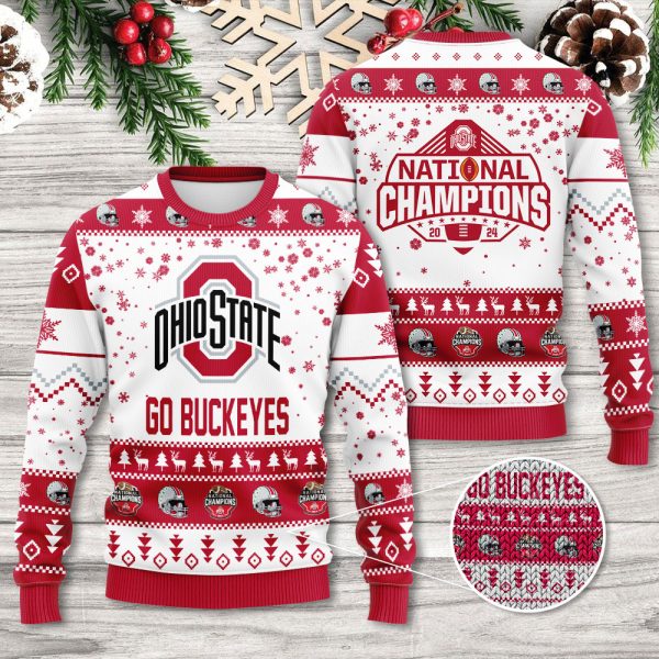 Ohio State Buckeyes Football 3D Ugly Sweater - TANTN 10710