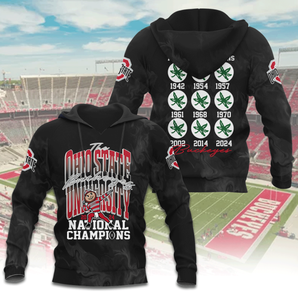 Ohio State Buckeyes Football 3D Apparel - ANHNV 6044