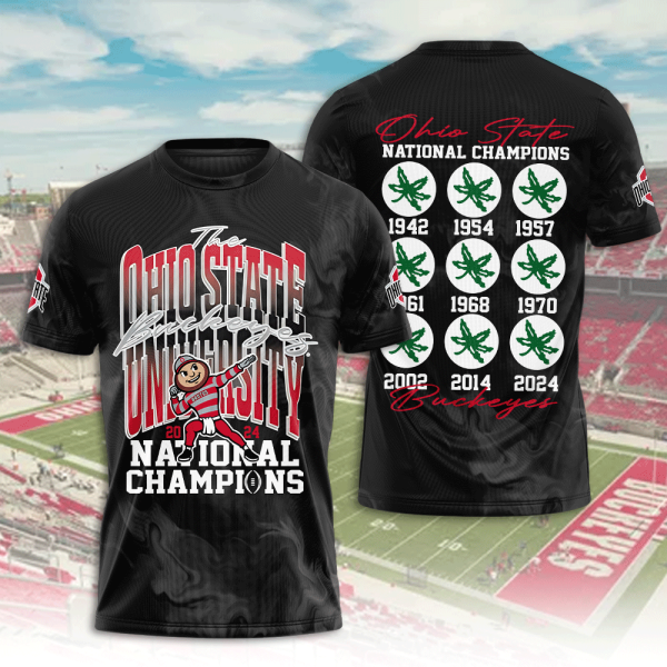 Ohio State Buckeyes Football 3D Apparel - ANHNV 6044