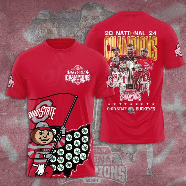 Ohio State Buckeyes Football 3D Apparel - GNE 2670