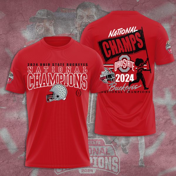 Ohio State Buckeyes Football 3D Apparel - TANTN 10686