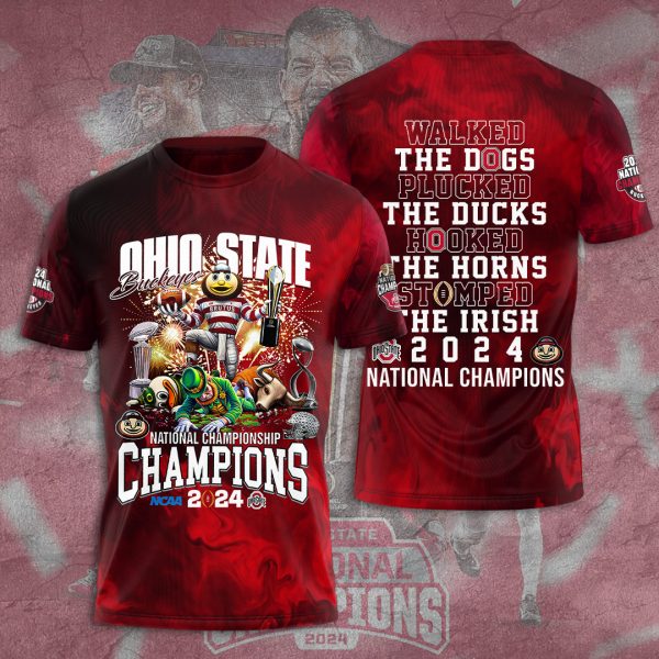 Ohio State Buckeyes Football 3D Apparel - TANTN 10985