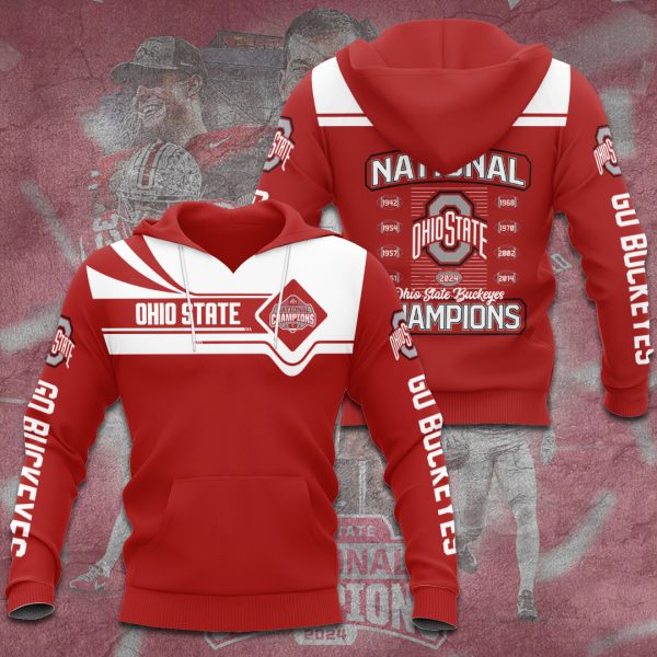 Ohio State Buckeyes Football 3D Apparel – TANTN 11059