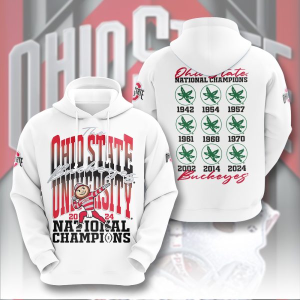 Ohio State Buckeyes Football 3D Apparel - HOATT 8703