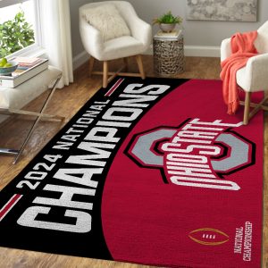 Ohio State Buckeyes Football Rectangular Rug - TANTN 10715